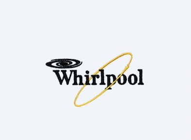 Realizacja haftowanego logotypu firmy Whirlpool